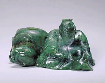 碧玉太白醉酒水丞 (图)