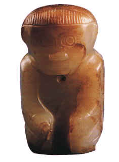 商代1976年安阳殷墟妇好墓出土.通高5.6厘米 宽2.8厘米.